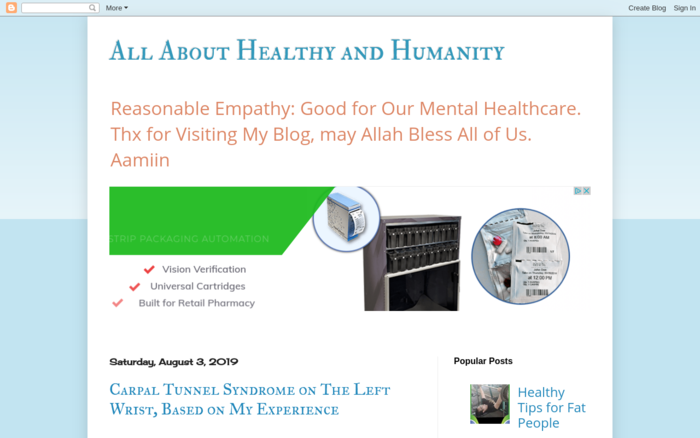 All about Healthy and Humanity (Full Text English)